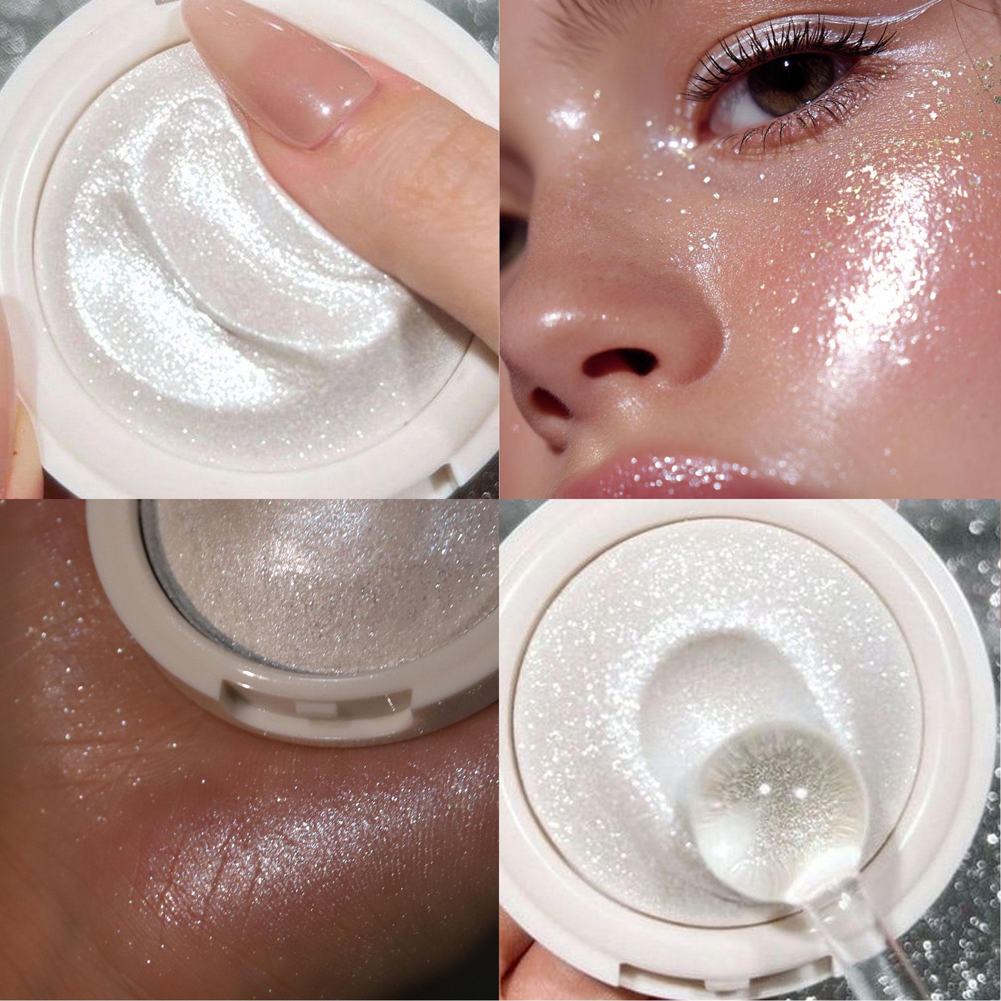 Highgloss Makeup Highlighter Smooth Mashed Potato Texture Highlight Pearlescent Contour Long-lasting Waterproof Body Highlight