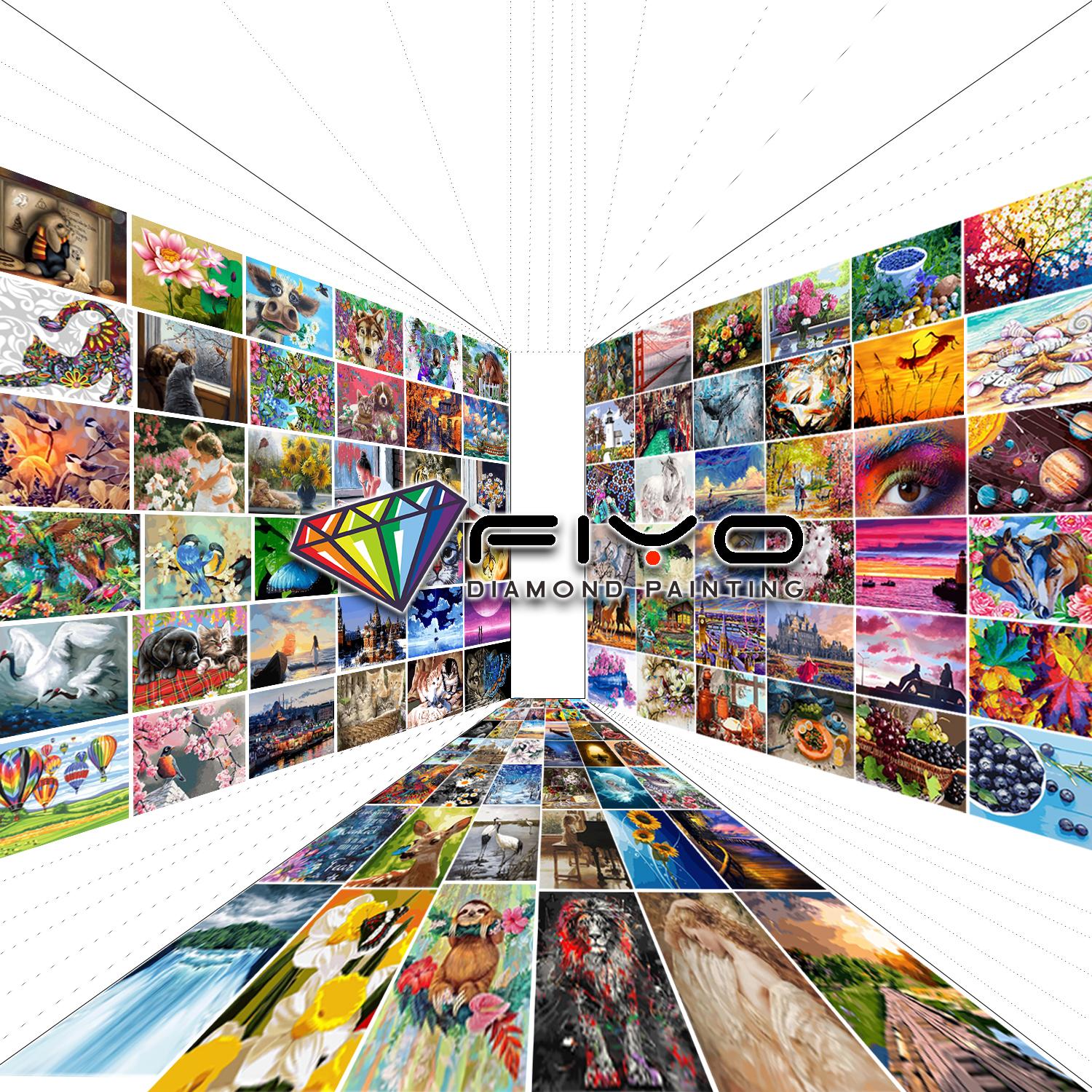 Full Round Diamond Paintings Landscape 5d Diamond Embroidery Diamond Mosaic Picture